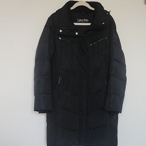 Calvin Klein Women's Black Puffer Coat